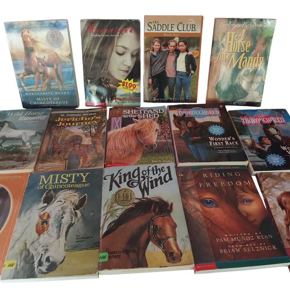 Assorted Horse-Themed Book Collection